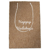 Gold Copper Medium Cadeauzakje (Voorkant)