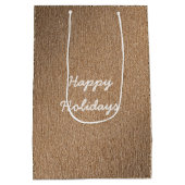 Gold Copper Medium Cadeauzakje (Achterkant)