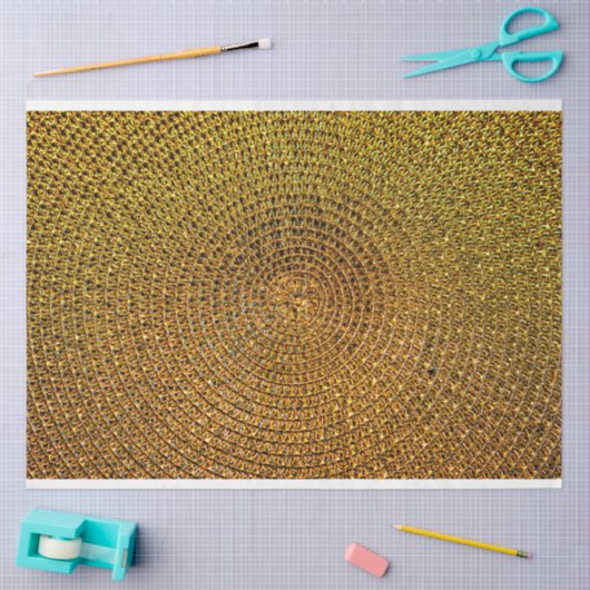 Gold Copper Mesh Design Decoupage 20x30 Tissuepapier (Craft)