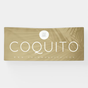 Gold Coquito Banner
