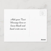 Gold Coral Summer Tropical Ocean Fish Waterverf Briefkaart (Achterkant)