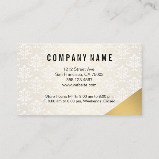 Gold Corner-korting Kortingskaartje (Achterkant)