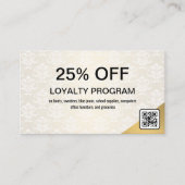 Gold Corner-korting | QR-code Kortingskaartje (Voorkant)