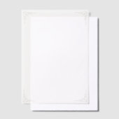 Gold Corners Wedding  Vellum Uitnodigingen (Offset)