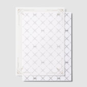 Gold Corners Wedding  Vellum Uitnodigingen (Offset (Uitnodiging))