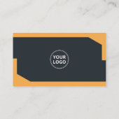 Gold Corporate Professional QR-code scanbaar Visitekaartje (Achterkant)