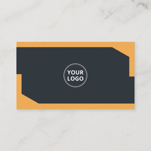 Gold Corporate Professional QR-code scanbaar Visitekaartje (Achterkant)