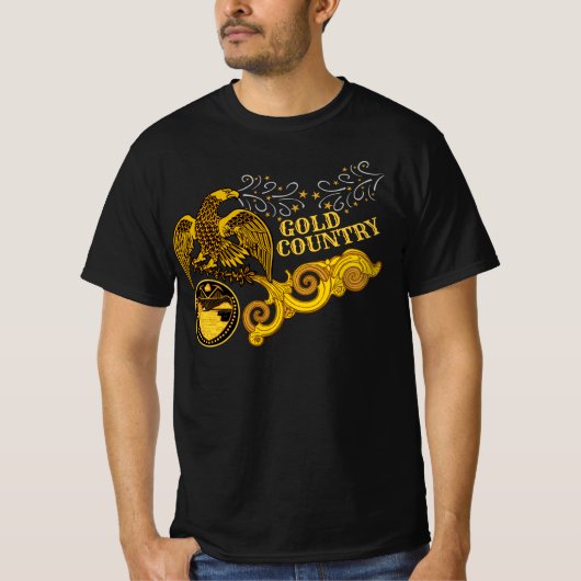 Gold Country Dubbelzijdig T-shirt (Voorkant)
