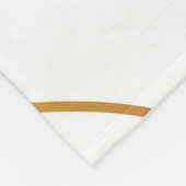 Gold Cracks-reeks Fleece Deken (Hoek)