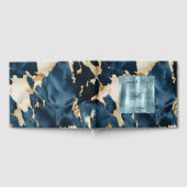 Gold Cream Blue Cream Koeienhuid Gastenboek (Volledig)