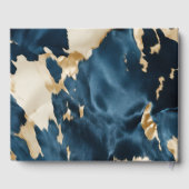 Gold Cream Blue Cream Koeienhuid Gastenboek (Achterkant)