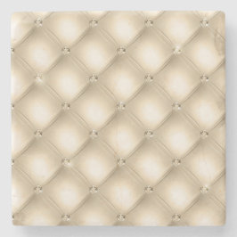 Gold Cream Champagne Diamond Stenen Onderzetter