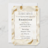 Gold Cream Wit Western Koeienhuid Kaart (Voorkant)