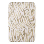 Gold Cream Zebra afdrukken Badmat (Voorkant Verticaal)