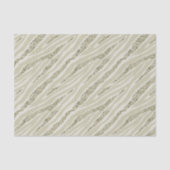 Gold Cream Zebra Print Glitter Tissuepapier (Voorkant)