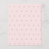 Gold Crescent Moon Pink Baby Voordicties en advies (Achterkant)
