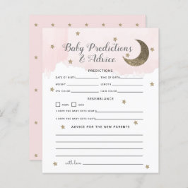 Gold Crescent Moon Pink Baby Voordicties en advies