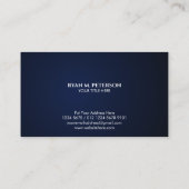 Gold Crest Eagle Embleem Verenigde Staten Vlag | D Visitekaartje (Achterkant)