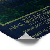Gold Crest Pear Crate LabelHood River, OF Poster (Hoek)