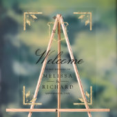 Gold Crest Wedding Welcome Acryl Bord (Neutraal)