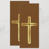 Gold Cross-Bladwijzer (Voorkant / Achterkant)