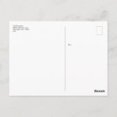 Gold Cross Blue Custom Baby Boy Baptisme Foto Briefkaart (Achterkant)