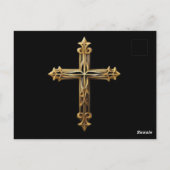 Gold Cross Briefkaart (Achterkant)
