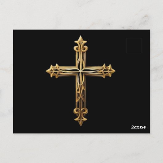 Gold Cross Briefkaart (Achterkant)