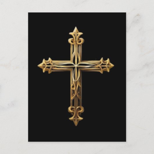 Gold Cross Briefkaart (Voorkant)