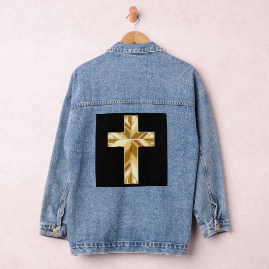GOLD CROSS CHRISTELIJK Denim jeans jas Denim Jacket (Hangar)