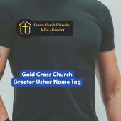 Gold Cross Church Greeter Gebruikersnaam Tag