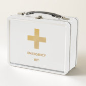 Gold Cross Emergency Kit Medicine Metalen Doos (Voorkant)