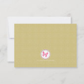 Gold Cross en Laurels RSVP (Achterkant)