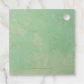 Gold Cross Eucalyptus Community Bedankjes Labels (Achterkant)