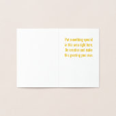 Gold Cross Folie Kaarten (Binnen)