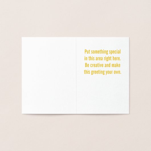 Gold Cross Folie Kaarten (Binnen)