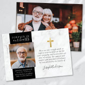 Gold Cross Fotosympathie Funeral Bedankkaart