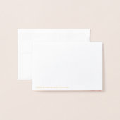 Gold Cross God Bless Baby Religieuze Baptisme Folie Kaarten (Met envelop)