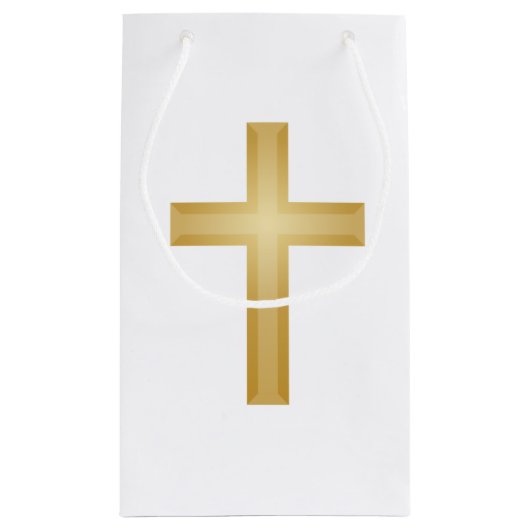 Gold Cross Klein Cadeauzakje (Achterkant)