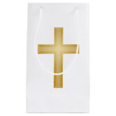 Gold Cross Klein Cadeauzakje (Voorkant)