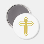 Gold Cross Magneet (Voorkant / Achterkant)