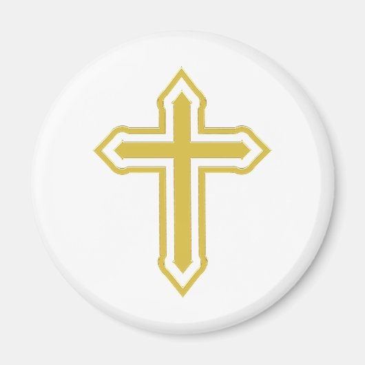 Gold Cross Magneet (Voorkant)