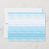 GOLD CROSS modern heilig baptisme aqua blauw dank Kaart (Achterkant)