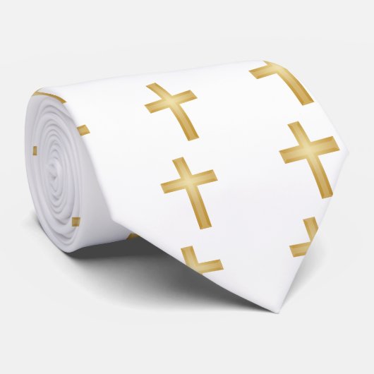 Gold Cross/Pasen Stropdas (Opgerold)