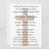 Gold Cross-religieuze bruiloft Kaart (Voorkant)