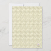 Gold Cross Religieuze Uitnodiging (Achterkant)