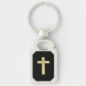 Gold Cross Sleutelhanger (Voorkant)