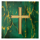 Gold Cross Tegeltje (Voorkant)