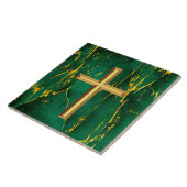 Gold Cross Tegeltje (Zijkant)