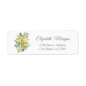 Gold Cross verliest de eerste Heilige Communie Etiket (Voorkant)